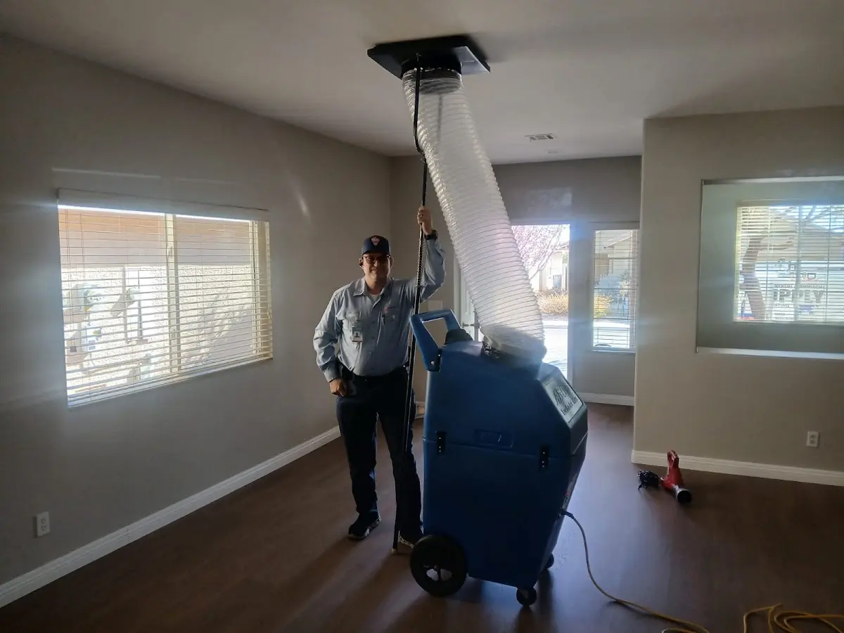 Professional Dryer Vent Cleaning work inside a Siesta Key home